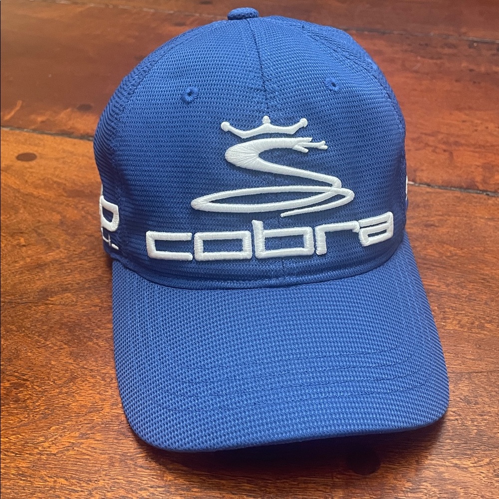 Cobra BiO Cell Blue Adjustable Strap Velcro Golf Cap